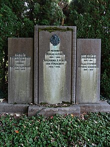 Stephan à Porta-Kauderer (1868–1947) Rechtsanwalt, Wohnungsbauunternehmer, Stifter. Grab, Friedhof Rehalp, Zürich