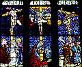 St. Walburga, Kreuzigungsfenster von 1461