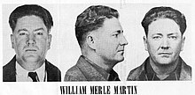 William Merle Martin FBI Most Wanted Poster