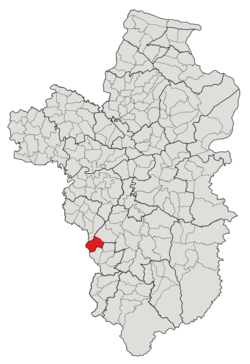 Subdistrict location in Ubon Ratchathani province