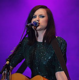 Amy Macdonald op het Rix FM festival in Stockholm.