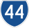 State Route 44 marker