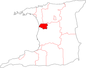 Poziția localității Chaguanas