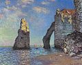 Claude Monet, Die Klippen bei Etretat, 1885, Sterling and Francine Clark Art Institute, Williamstown (United States)