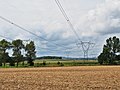 Zwei 400-kV-Leitungen auf Deltamasten in Polen