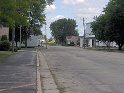 Downtown Isaar (facing North on Isaar Rd)