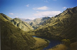 Der Snake River auf seinem Weg durch den Canyon