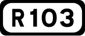 R103 road shield}}