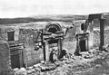 Ruinen einer Synagoge in Barʿam, Israel, wahrscheinlich 3. Jh. Aufnahme des Palestine Exploration Fund um 1900.