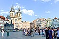 Staroměstské náměstí (torget i Gamlebyen) med Týnkirken