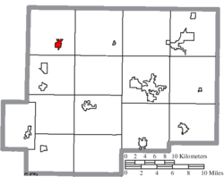 Location of Continental in Putnam County