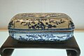 A Ming blue-and-white porcelain box from the reign of the Wanli Emperor (1572-1620 AD)