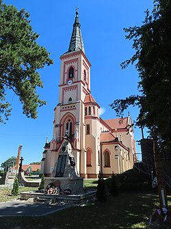 Szent István király tiszteletére szentelt római katolikus temploma