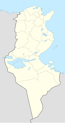 Bản đồ định vị Tunisia