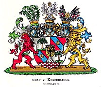 Wappen der Grafen von Keyserlingk Russland im Wappenbuch des Westfälischen Adels