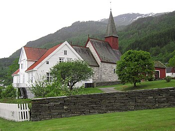 Church with parsonage