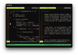 Demo using tmux on Rio