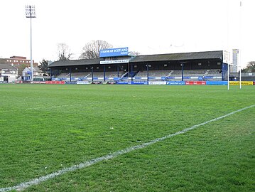 Grandstand prior to renovation