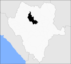 Location in Durango state