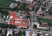 Aerial view of Hajdúsámson