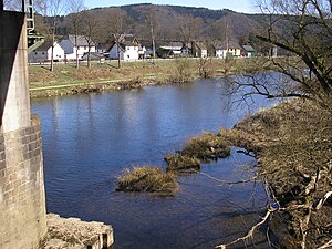 Hoppengarten, oberhalb der Brücke