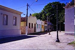 A street in Itaparica.