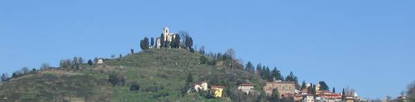 Die Wallfahrtskirche Montevecchia.