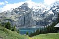 Il lago di Oeschinen, Alpi bernesi