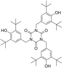 Structure of Tris(3,5-di-tert-butyl-4-hydroxybenzyl) isocyanurate