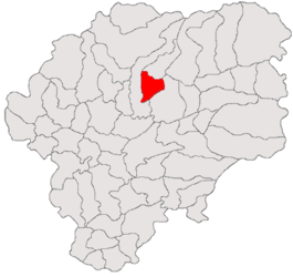 Location in Bistrița-Năsăud County