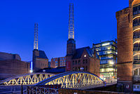 52. Platz: Gerd1953 Neu! mit Sandbrücke, Speicherstadt in Hamburg