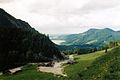 Blick über den Spitzingsattel zum Schliersee