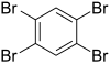 Struktur von 1,2,4,5-Tetrabrombenzol