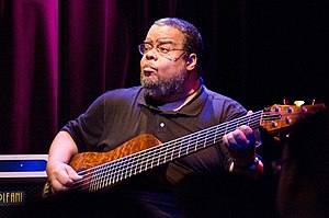 Jackson in 2007 playing a Contrabass electric bass