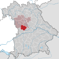 Der Landkreis Weißenburg-Gunzenhausen innerhalb Bayerns