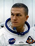 Frank Borman suiting up on Apollo 8 launch day