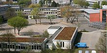 Das Friedrich-Ebert-Gymnasium Bonn aus der Vogelperspektive