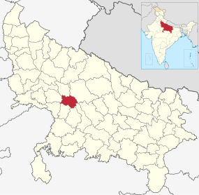 Positionskarte des Distrikts Kannauj