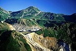 Mount Jōdo from Murodō-Nokkosshi 室堂乗越からの浄土山