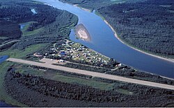 Aerial view of Kobuk