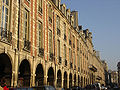 Französische Fenster an der Place des Voges (Paris), 17. Jahrhundert