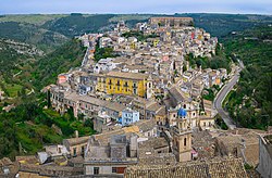 Ragusa, İbla'nin Ragusa Nuova'dan panoraması