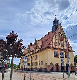 Townhall in central Schkeuditz