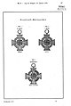 Anlage aus dem Reichsgesetzblatt mit Abbildungen des Treudienst-Ehrenzeichens