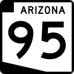 Straßenschild der Arizona State Route 95