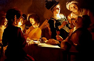 Supper with a Lute Player