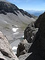 Sicht vom Martinsloch in Richtung Flims