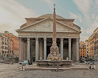 Der Obelisk vor dem Pantheon
