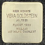 Stolperstein für Vera Goldstein