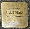 Stolperstein für Julius Meyer (Sülzgürtel 30)